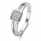 Bague en argent et oxydes de zirconium - Naiomy Silver