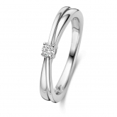 Bague en argent et oxydes de zirconium - Naiomy Silver