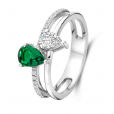Bague en argent - oxydes - Naiomy - Pour complter