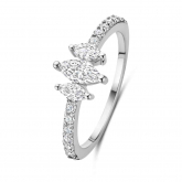 Bague en argent oxydes - Naiomy - Pour compl&eacute;ter
