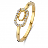 Bague en argent plaqué or jaune oxydes - Naiomy - Pour compl&eacute;ter