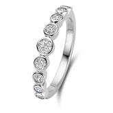 Bague en argent sertie d oxyde de zirconium - Naiomy Silver