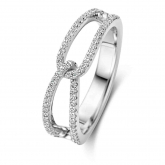 Bague en argent sertie de zirconium Naiomy