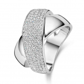 Bague en argent sertie de zirconium Naiomy Silver