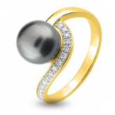 Bague perle de Tahiti  - Autre version