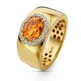 Bague Citrine et diamants - Autre version