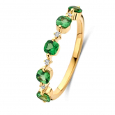 Bague Pierre fine et Diamant - Pour compl&eacute;ter