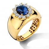 Bague Lolite et diamants - Autre version