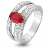 Bague Rubis - Autre version