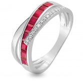 Bague Rubis et Diamants - Autre version