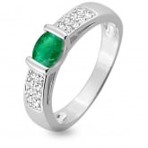 Bague Rubis et Diamants - Autre version
