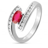 Bague Rubis et diamants - Autre version