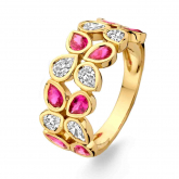 Bague Rubis et diamants - Autre version