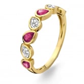 Bague Rubis et diamants - Autre version