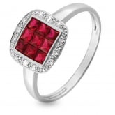 Bague Rubis et Diamants - Autre version