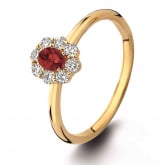 Bague Rubis et diamants - Autre version