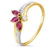 Bague Rubis et Oxyde - Autre version