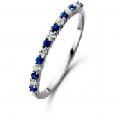 Bague Saphir et Diamants - Autre version