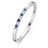 Bague saphir et Diamants - Autre version