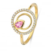 Bague Saphir et diamants - Pour complter