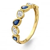 Bague Saphir et diamants - Autre version