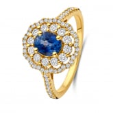 Bague Saphir et Diamants - Autre version