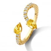 Bague Saphir et diamants - Pour complter