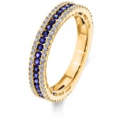 Bague Saphirs et Diamants - Autre version