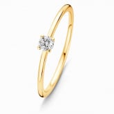 Bague Solitaire Chaton 0.09 ct - Autre version
