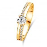 Bague solitaire Resonance 0.3 ct - Autre version