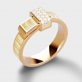 Bague Unknow Bind Me Diamants - Or Jaune