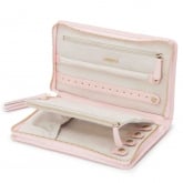 Bote  Bijoux de Voyage Wolf 1834 - Caroline Jewelry Portfolio - Rose Quartz - Autre version