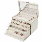Bo�te � Bijoux Wolf 1834 - Lauren Extra Large Jewellery Box - Ivoire - Autre version