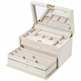 Bo�te � Bijoux Wolf 1834 - Lauren Large Jewellery Box - Ivoire - Autre version