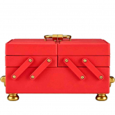 Bote  Bijoux Wolf 1834 - Marla Aaron Baby Everything Box - Red - Autre version