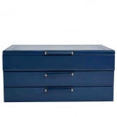 Bote  Bijoux Wolf 1834 - Sophia Jewellery Box/Drawers- Indigo - Autre version