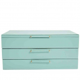 Bote  Bijoux Wolf 1834 - Sophia Jewellery Box/Drawers- Jade - Autre version