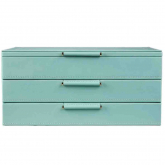 Bo�te � Bijoux Wolf 1834 - WOLF x Fiona Howard Sophia Jewellery Box - Jade - Autre version