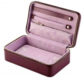 Bo�te � Bijoux Wolf 1834 - Wolf X Liberty medium Jewelry Zip Case - Bordeau - Autre version