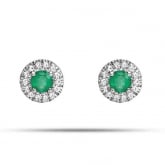 Boucles d'oreilles Emeraude - Autre version