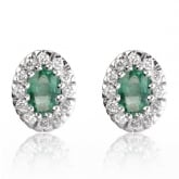 Boucles d'oreilles meraudes - Autre version