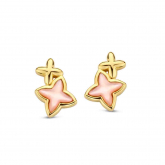 Boucles d'oreilles argent  - plaqu or - Naiomy