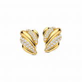 Boucles d'oreilles argent - plaqu or - Oxydes - Naiomy