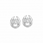 Boucles d'oreilles argent serti d'oxydes - Naiomy