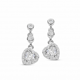 Boucles d'oreilles argent serti d'oxydes - Naiomy