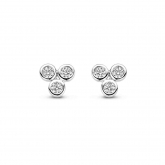 Boucles d'oreilles argent serties d' Oxydes - Naiomy