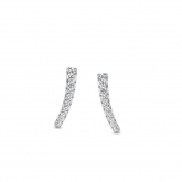 Boucles d'oreilles argent serties d'oxydes - Naiomy