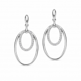 Boucles d'oreilles argent serties d' Oxydes - Naiomy