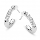 Boucles d'oreilles Argent zirconium - Naiomy