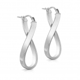 Boucles d'oreilles Cr�oles Ovales Torsad�es - Autre version